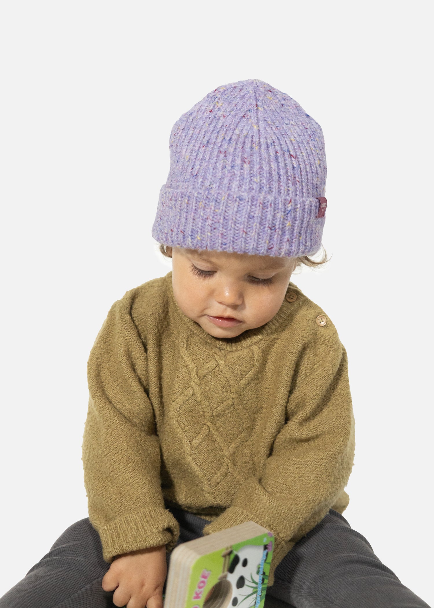 Kids Keeva Beanie lilac - Front