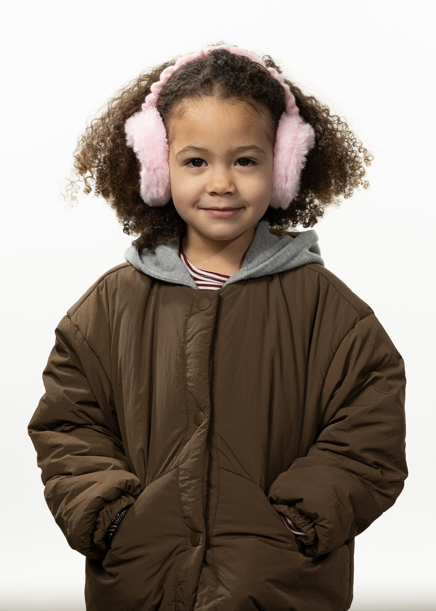 Kids Glimmara Earmuffs pink - Front