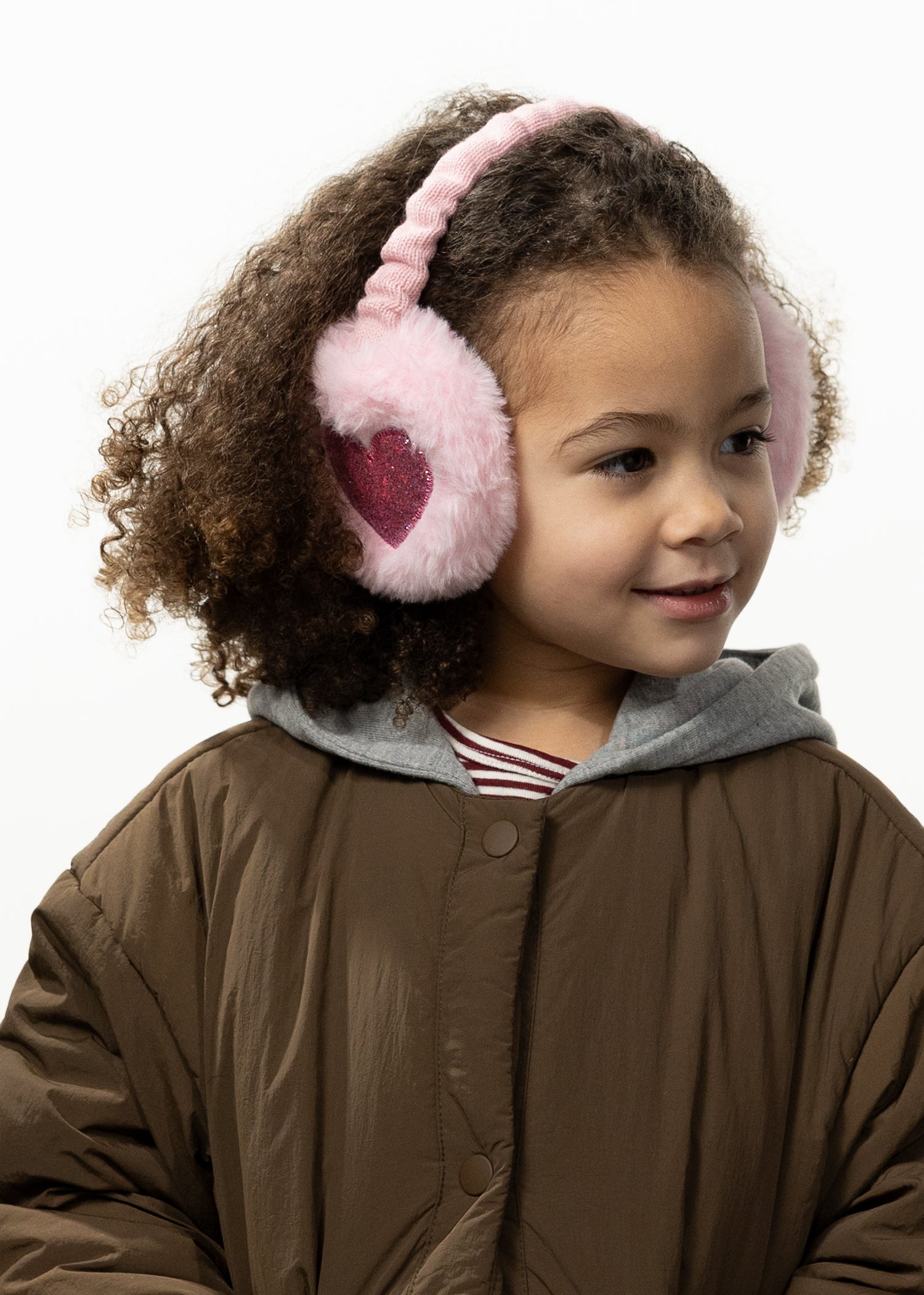 Kids Glimmara Earmuffs pink - Side