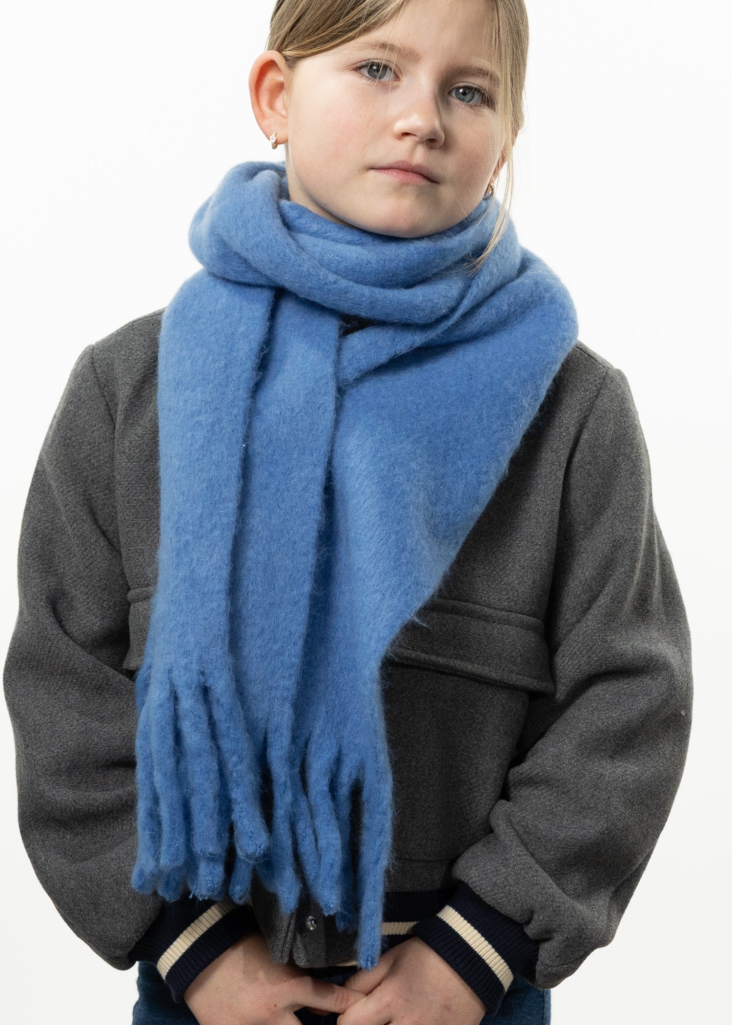 Kids Keridda Scarf Kids blue - Front