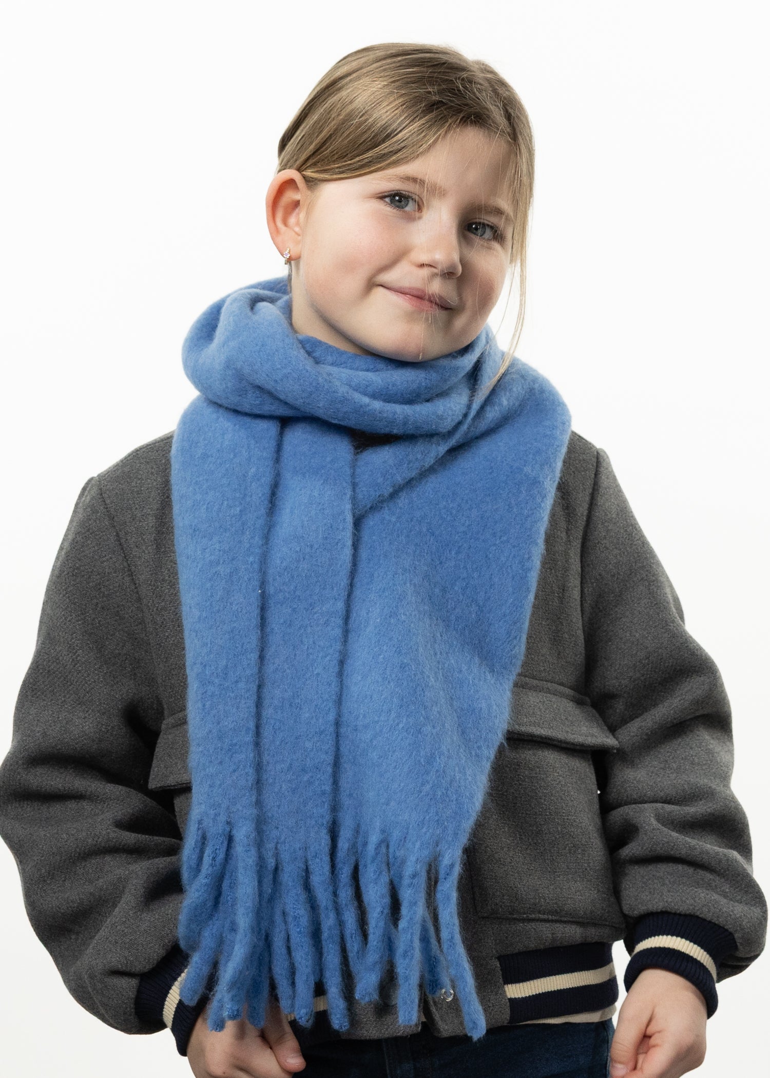 Kids Keridda Scarf Kids blue - Front
