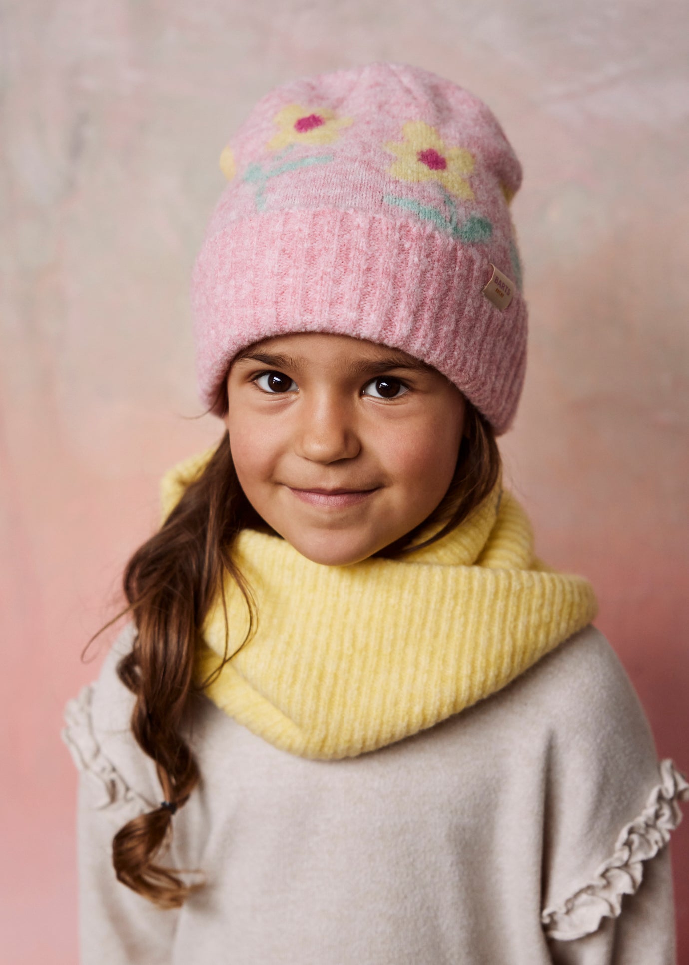 Kids Lilouw Beanie light pink - Model