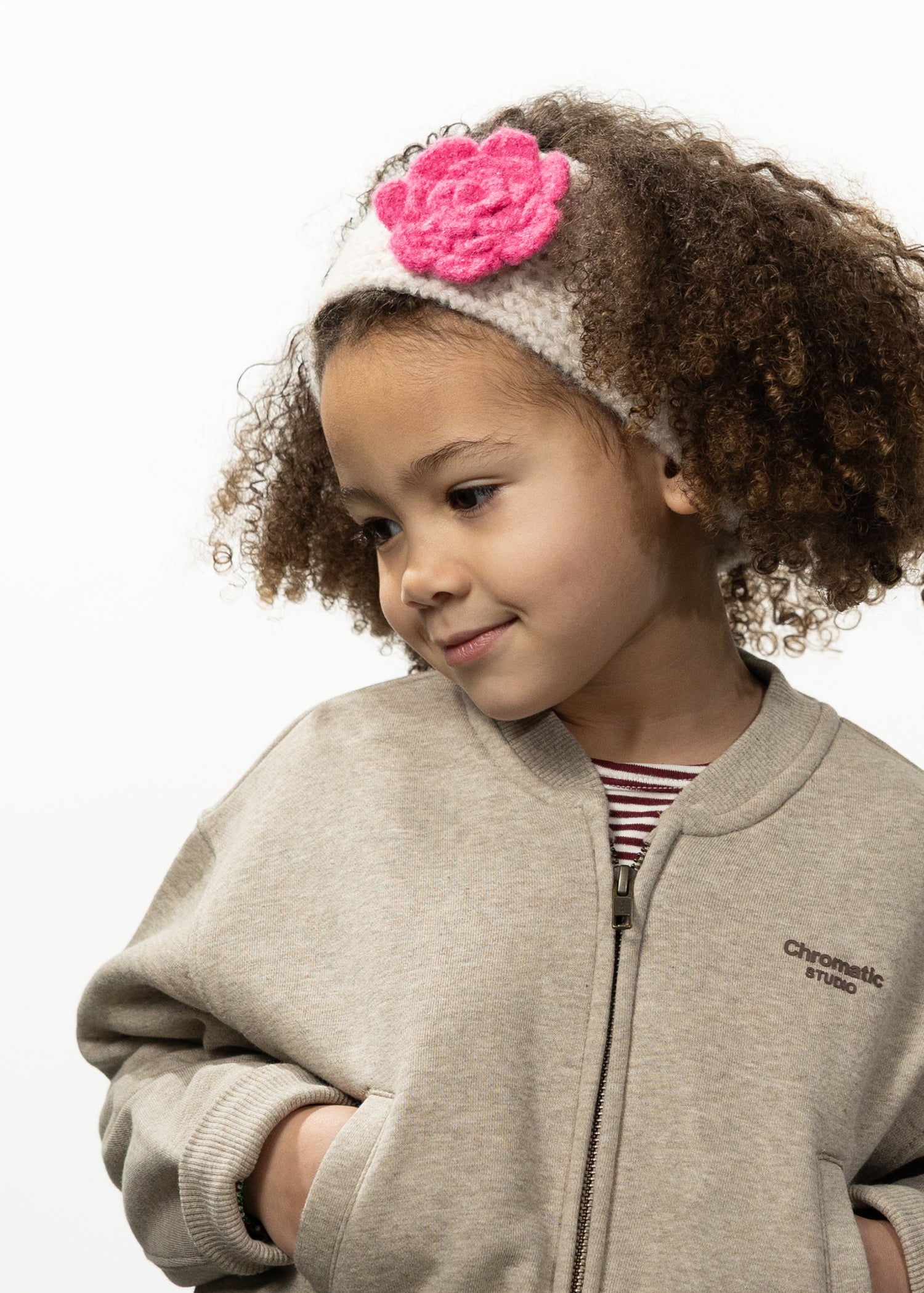 Kids Roselinde Headband cream - Side