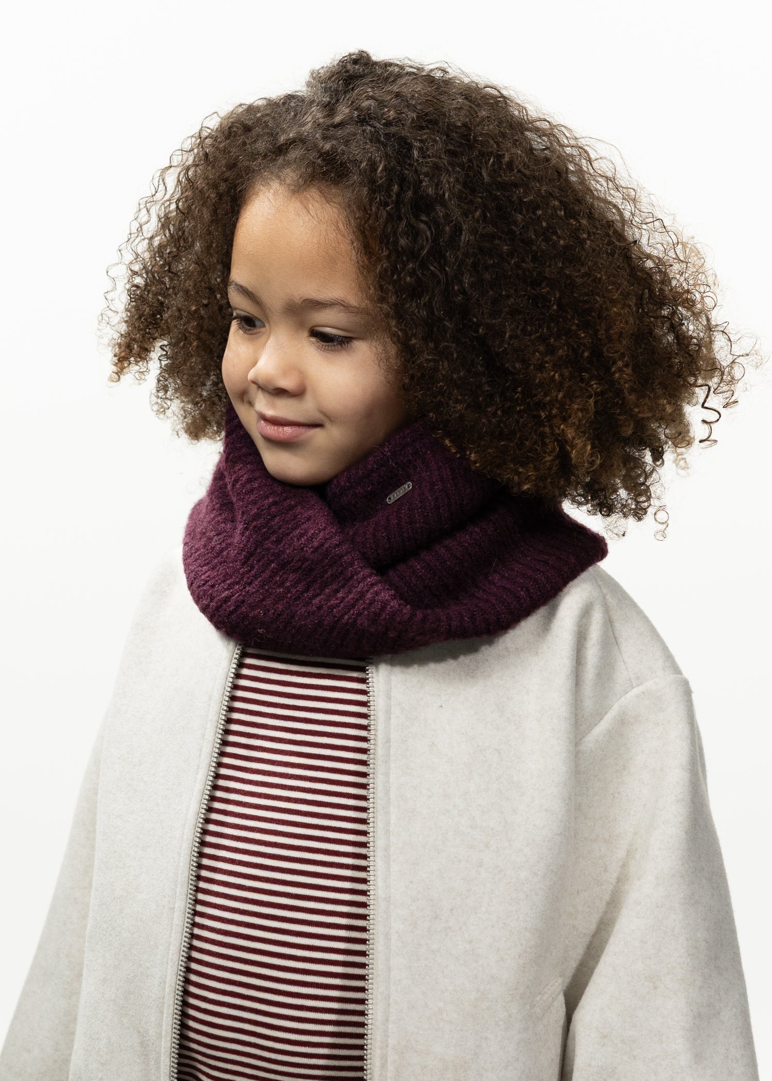 Kids Shae Col Big aubergine - Front