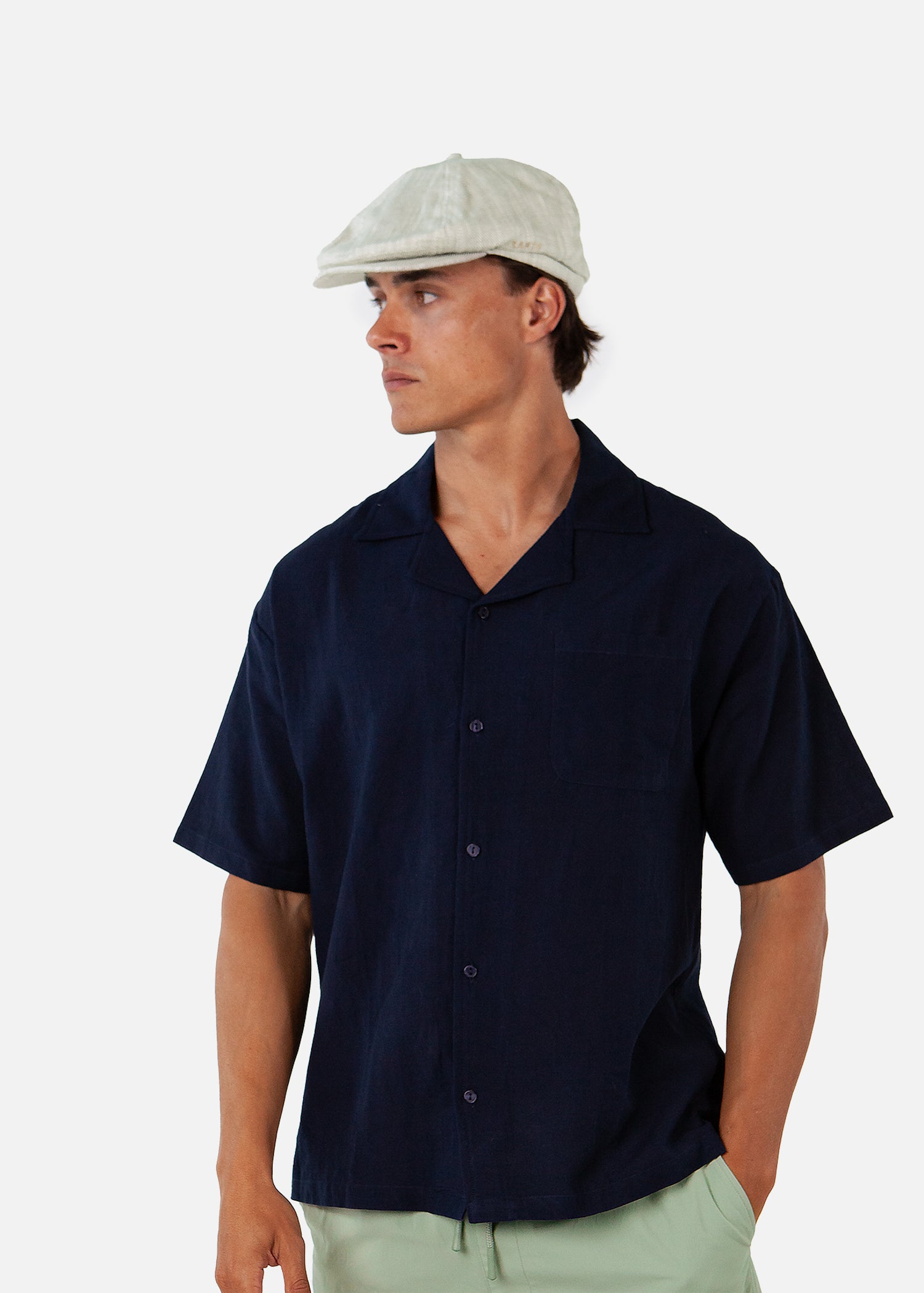 Men Jamaica Cap beige - Side