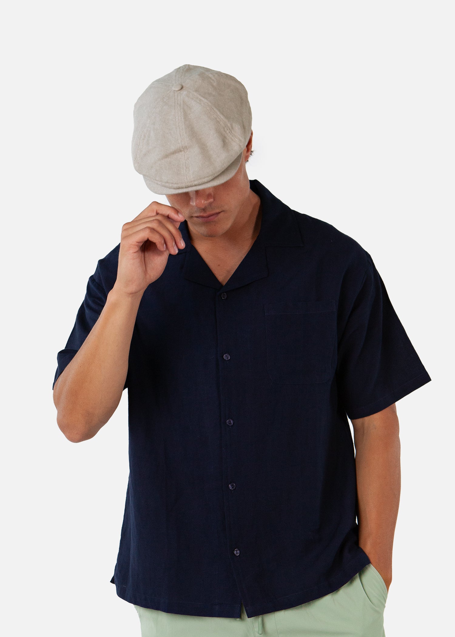 Men Jamaica Cap taupe - Front