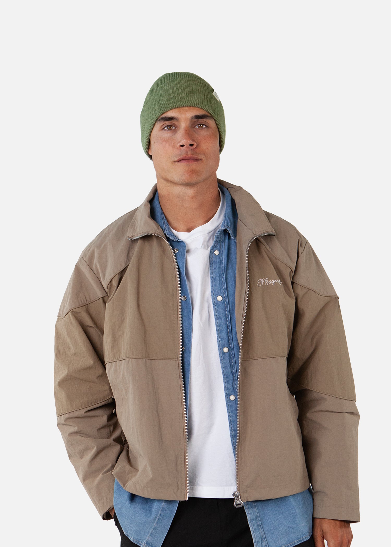 Unisex Futuno Beanie camo green - Front