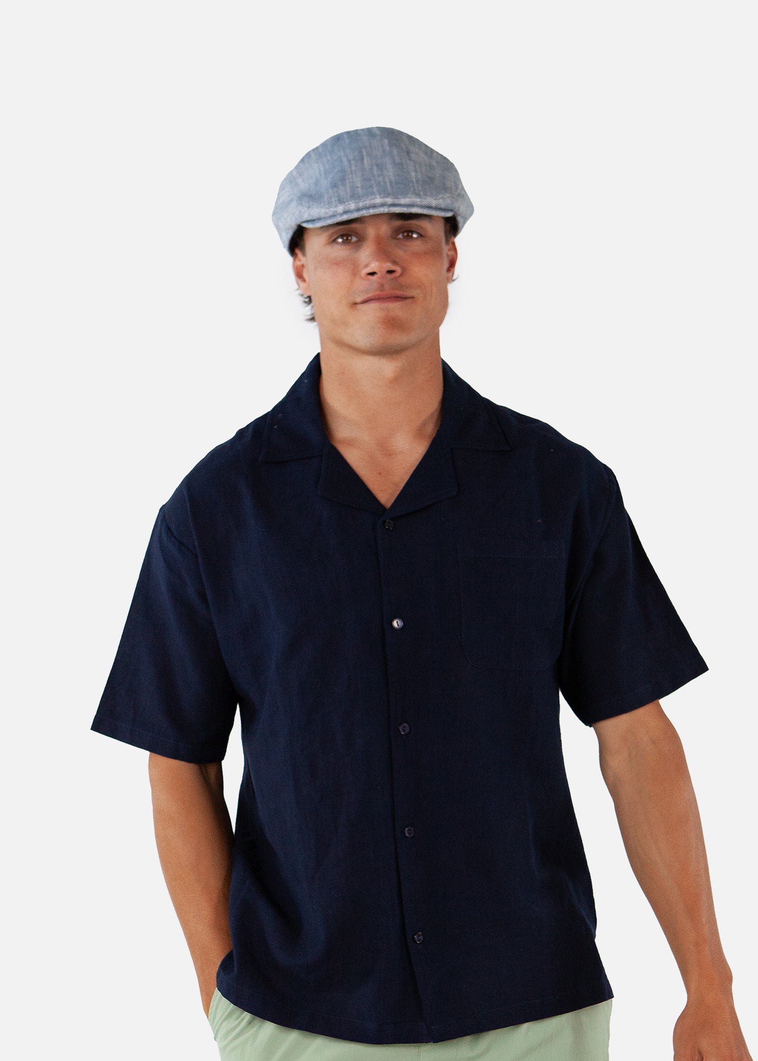 Men Jarvis Cap blue - Front
