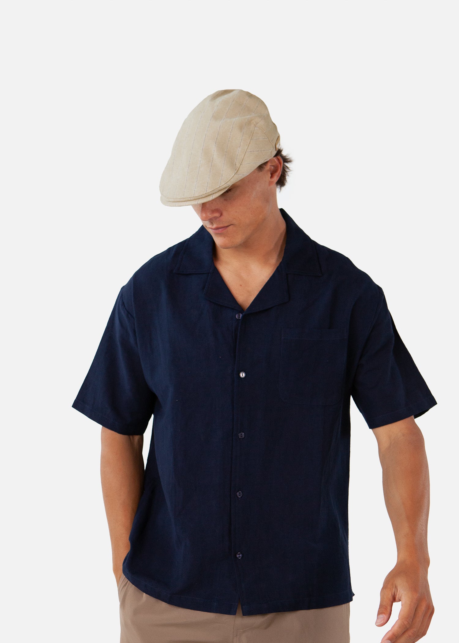 Men Jarvis Cap beige - Side
