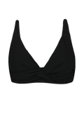 Women Solid Multifit Top black