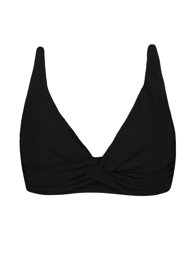 Women Solid Multifit Top black