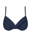Women Solid Underwire navy