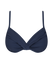 Women Solid Underwire navy