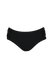 Women Solid Mid Waist Briefs black