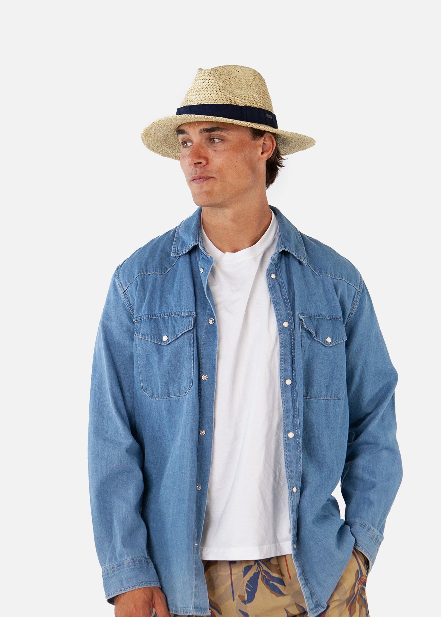 Men Albury Hat natural - Side