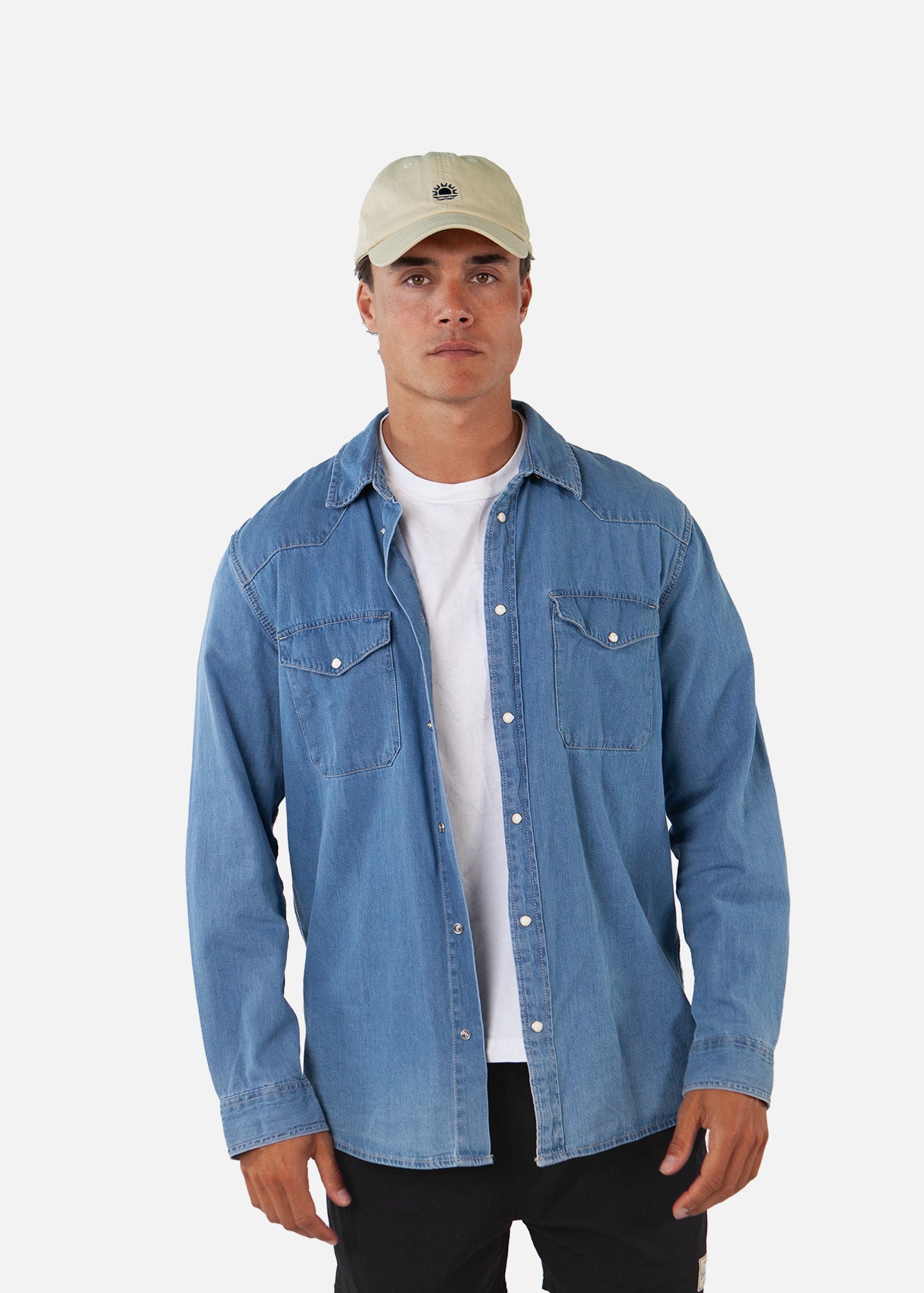 Unisex Jarrah Cap sand - Front