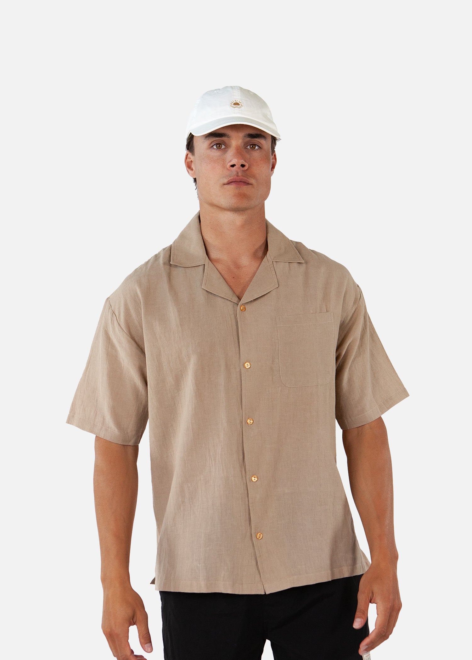 Unisex Jarrah Cap cream - Front