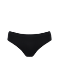 Women Solid Bikini Briefs black