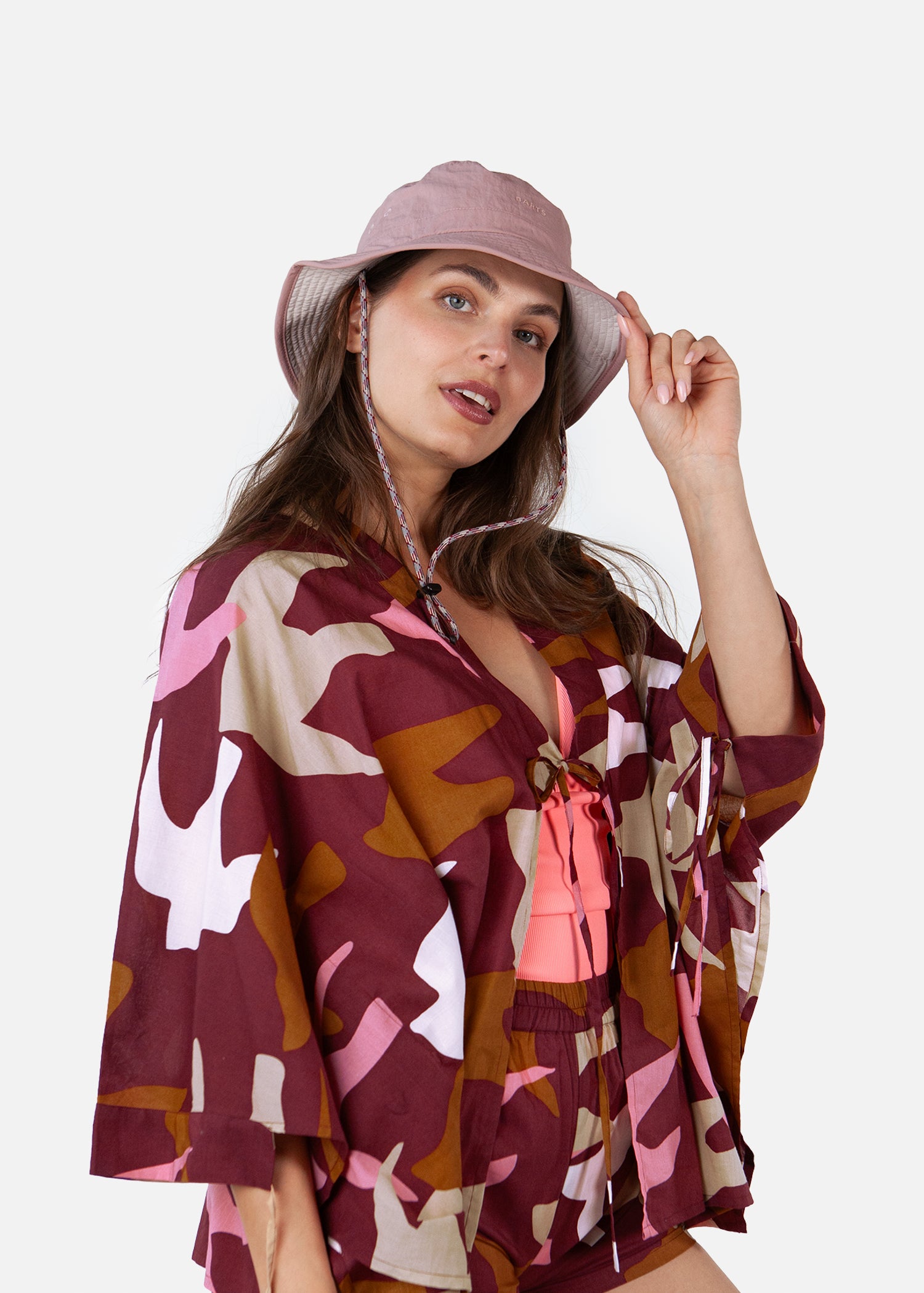 Unisex Matao Hat pink - Side