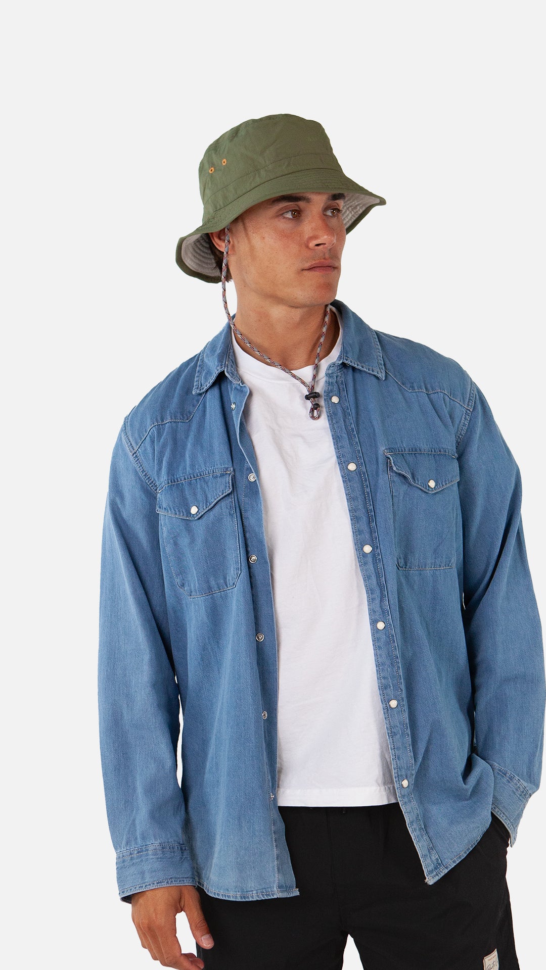 Unisex Matao Hat army - Side
