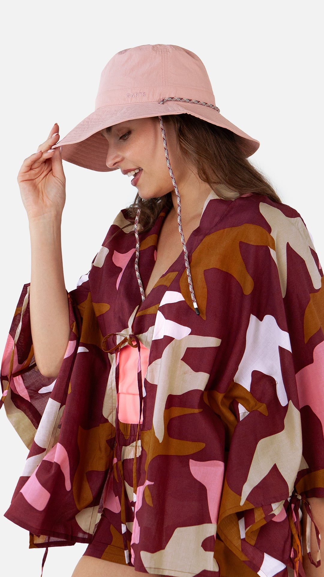 Women Zaron Hat pink - Side