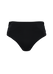 Women Solid High Waist Briefs black