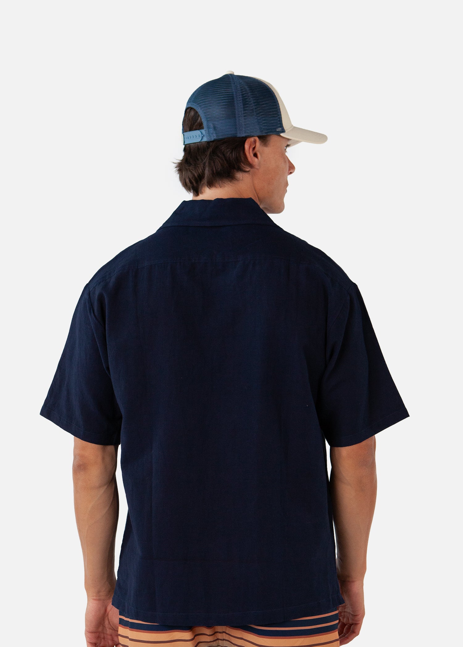 Men Loughran Cap off white - Back