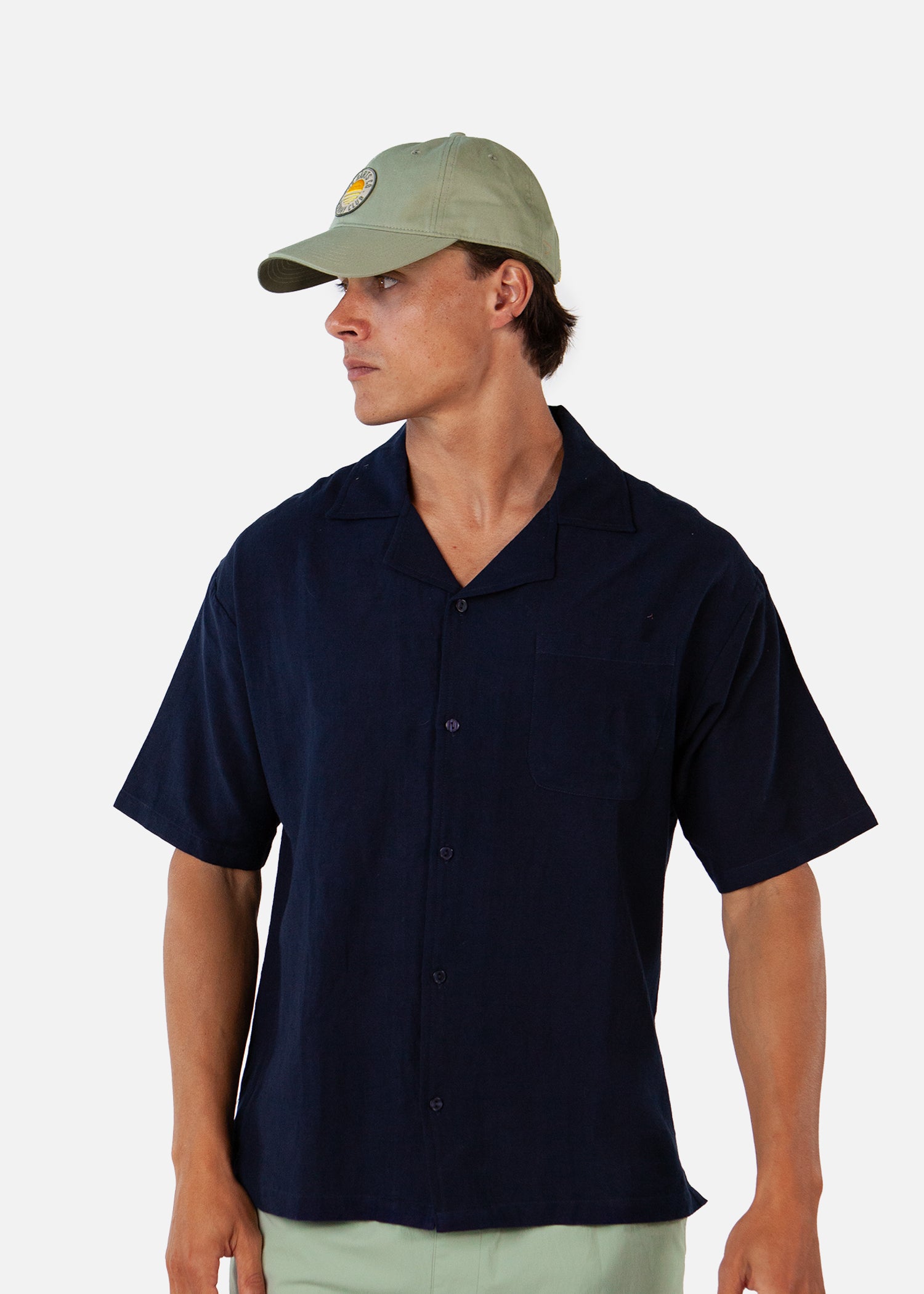 Men Mauroo Cap light pistache - Side