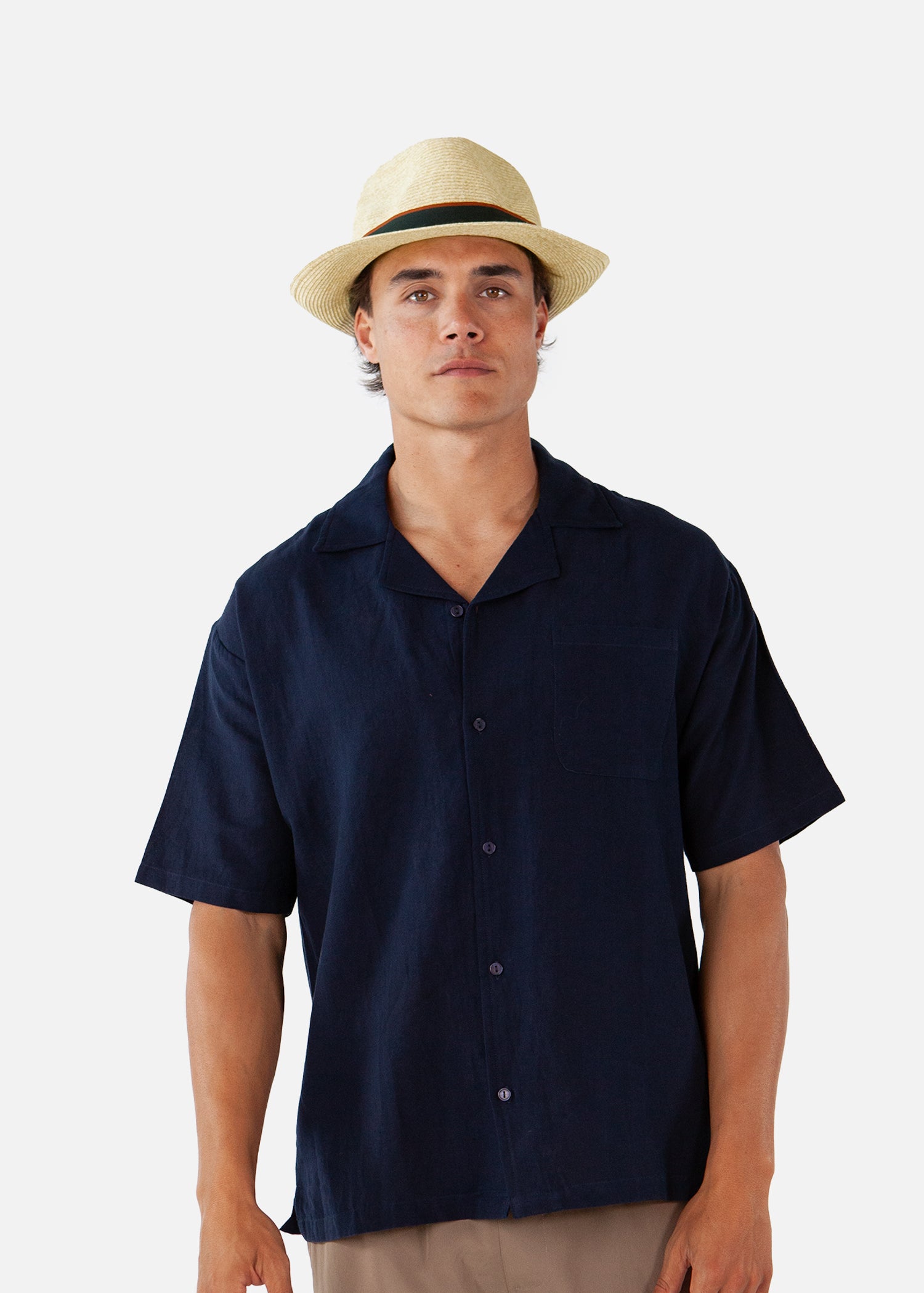 Men Tranqilo Hat wheat - Front