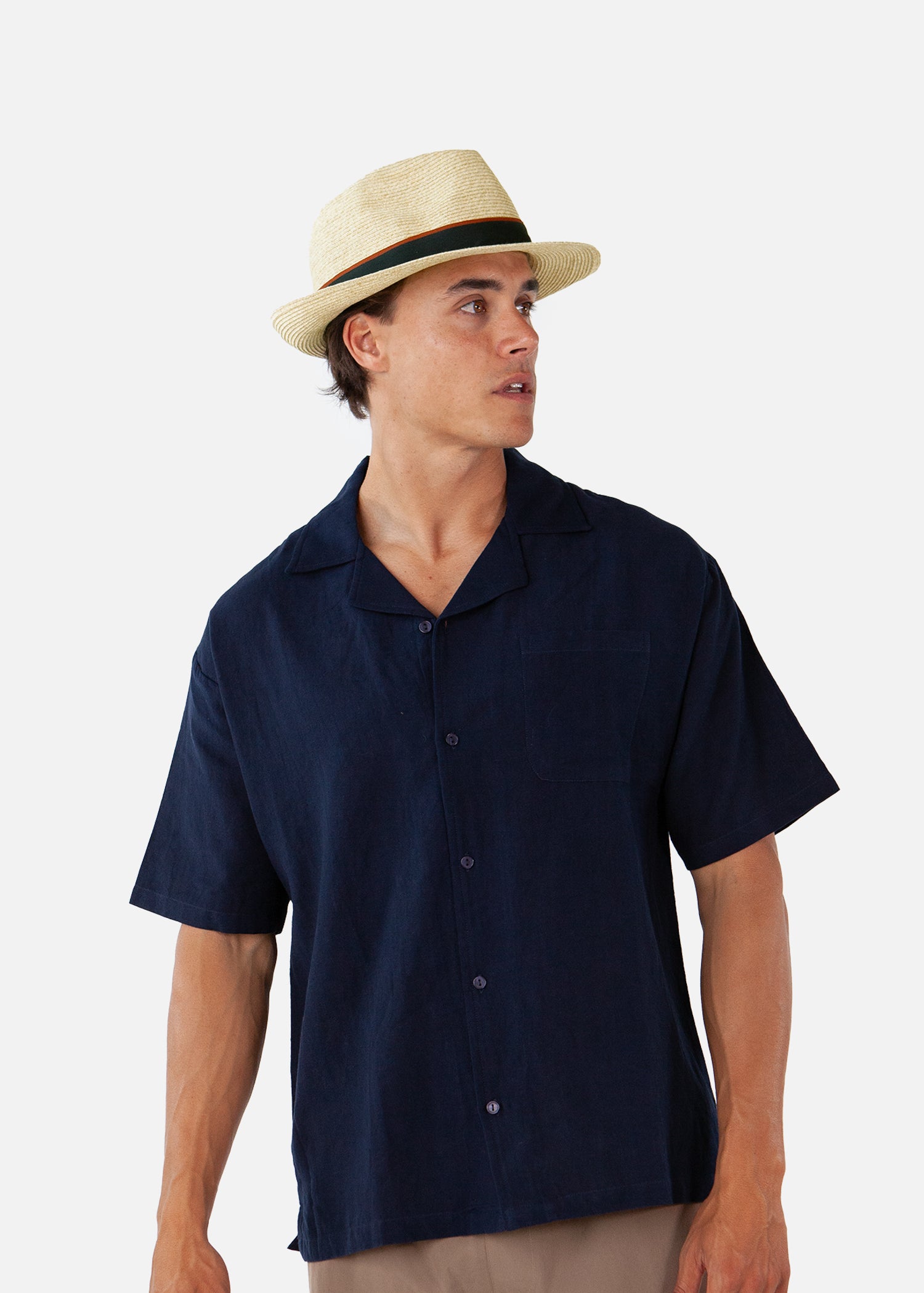 Men Tranqilo Hat wheat - Side
