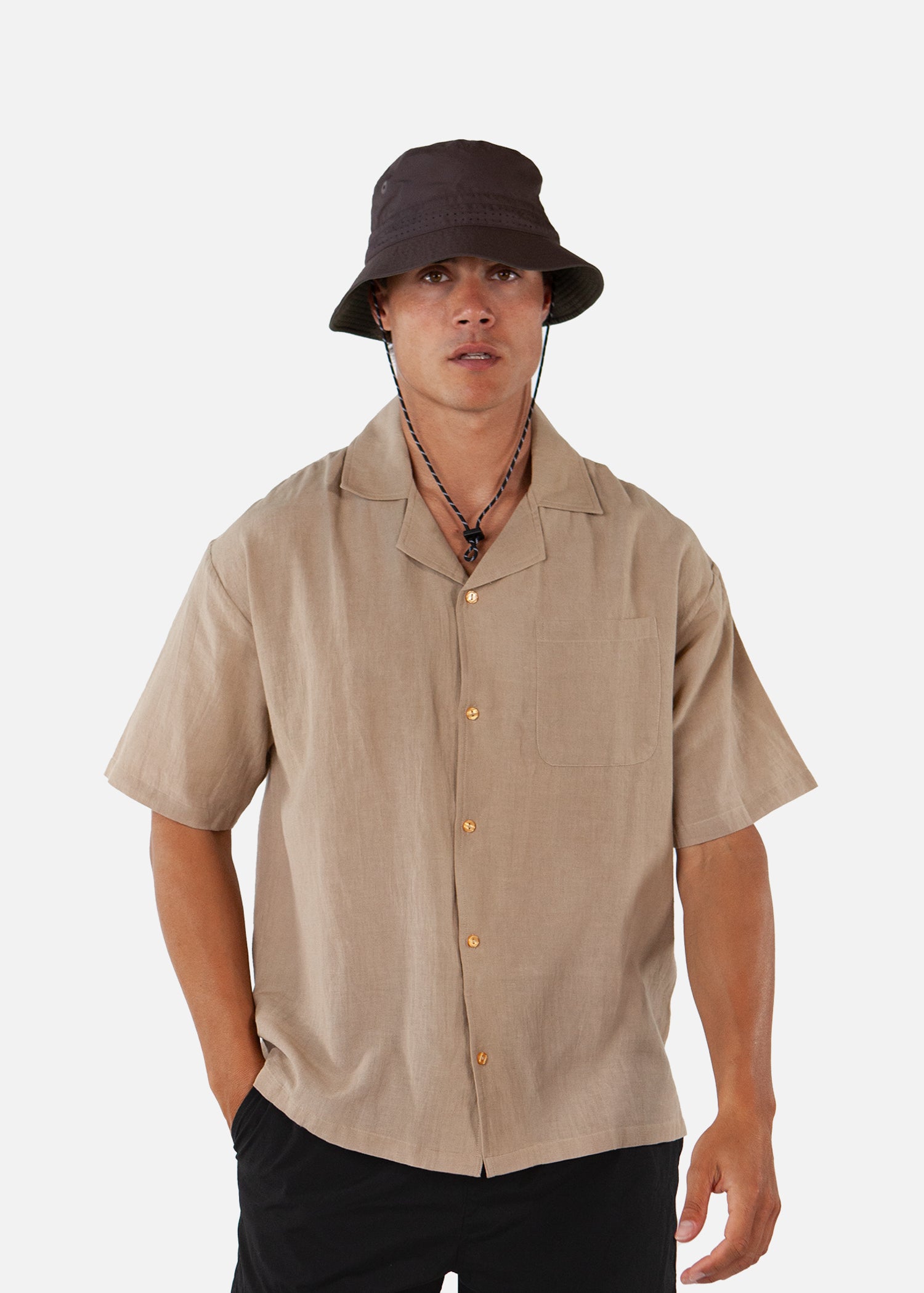 Unisex Samasoda Hat coffee - Front