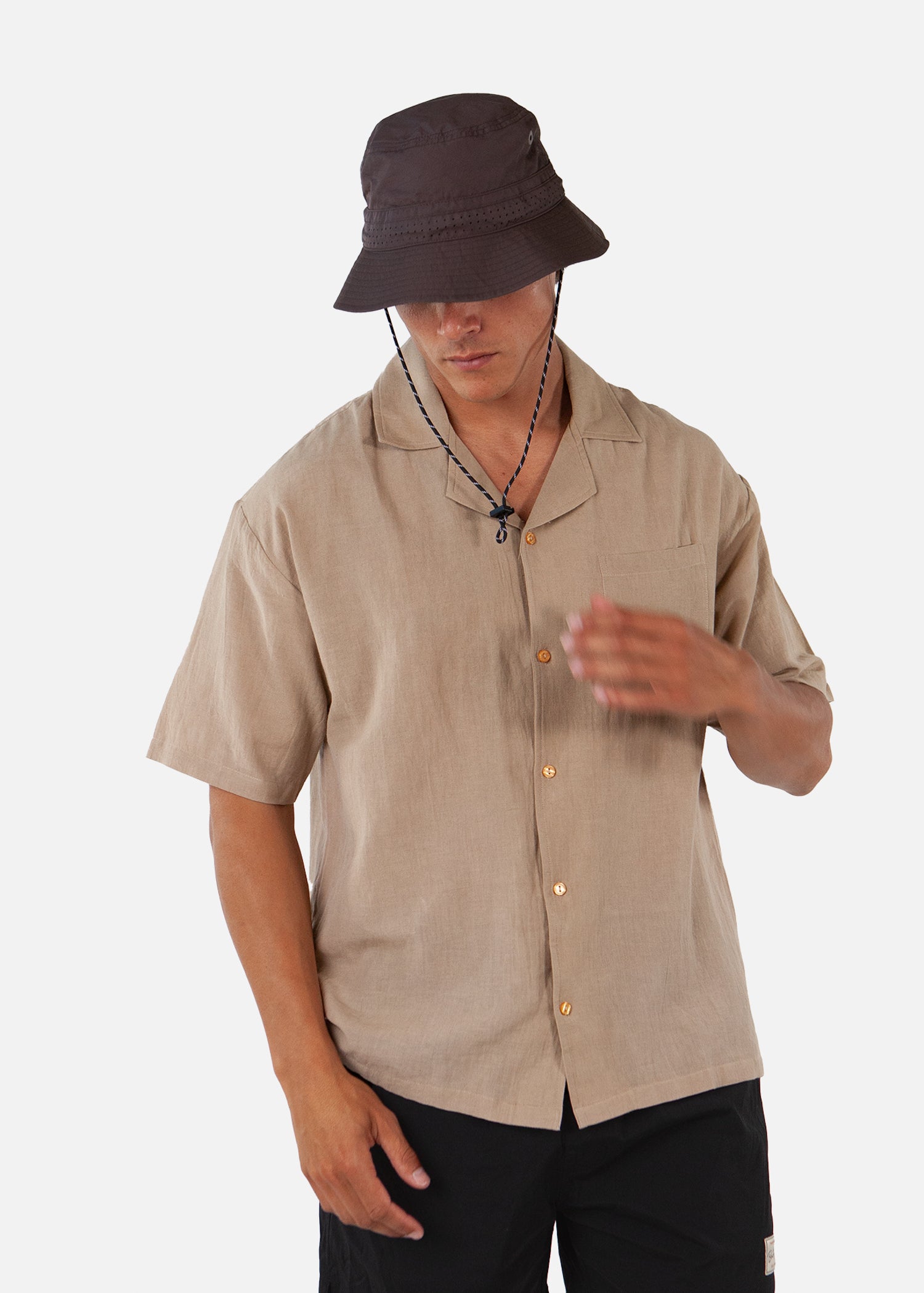 Unisex Samasoda Hat coffee - Side