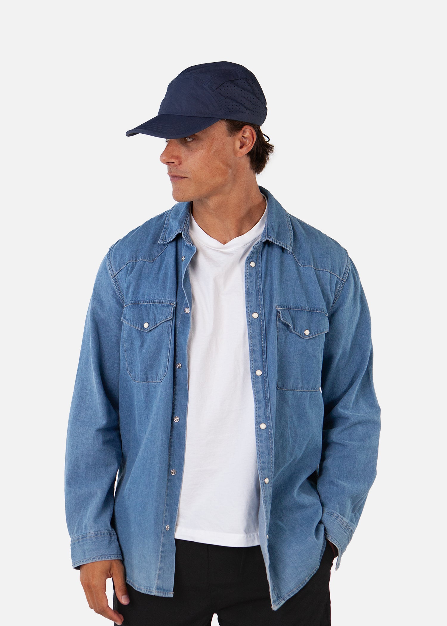 Unisex Sumbol Cap navy - Side