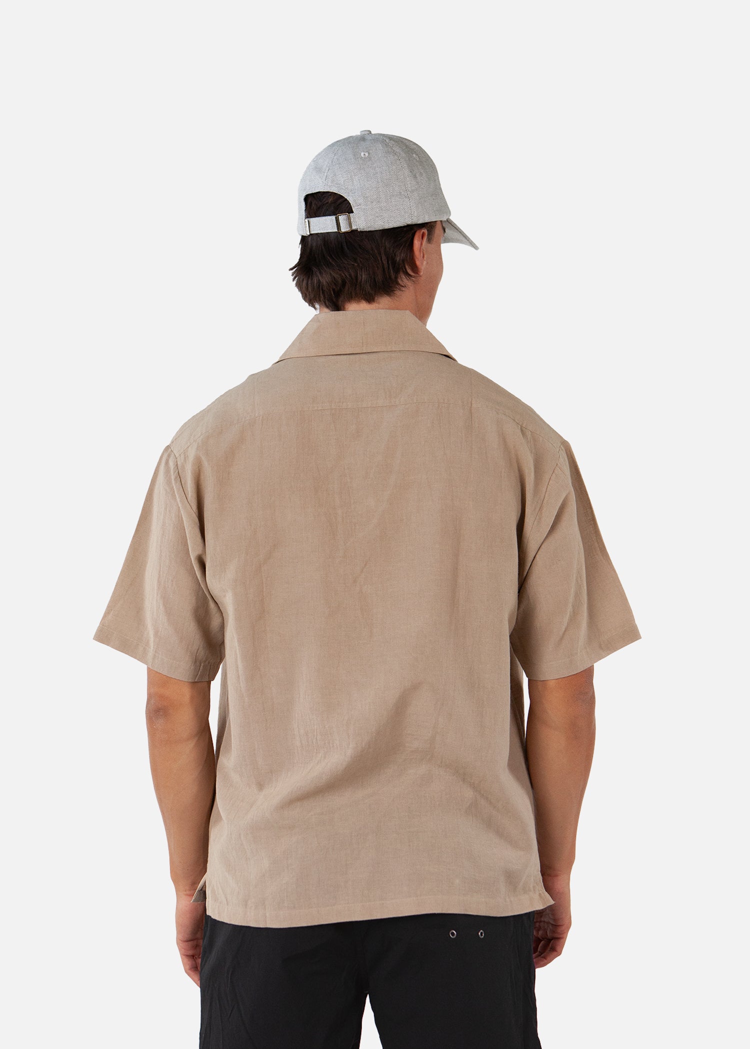Men Balme Cap grey - Back