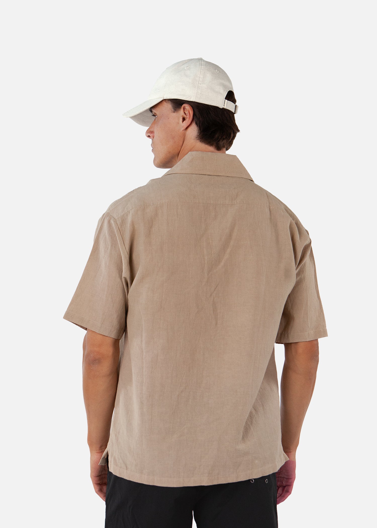 Men Balme Cap wheat - Back