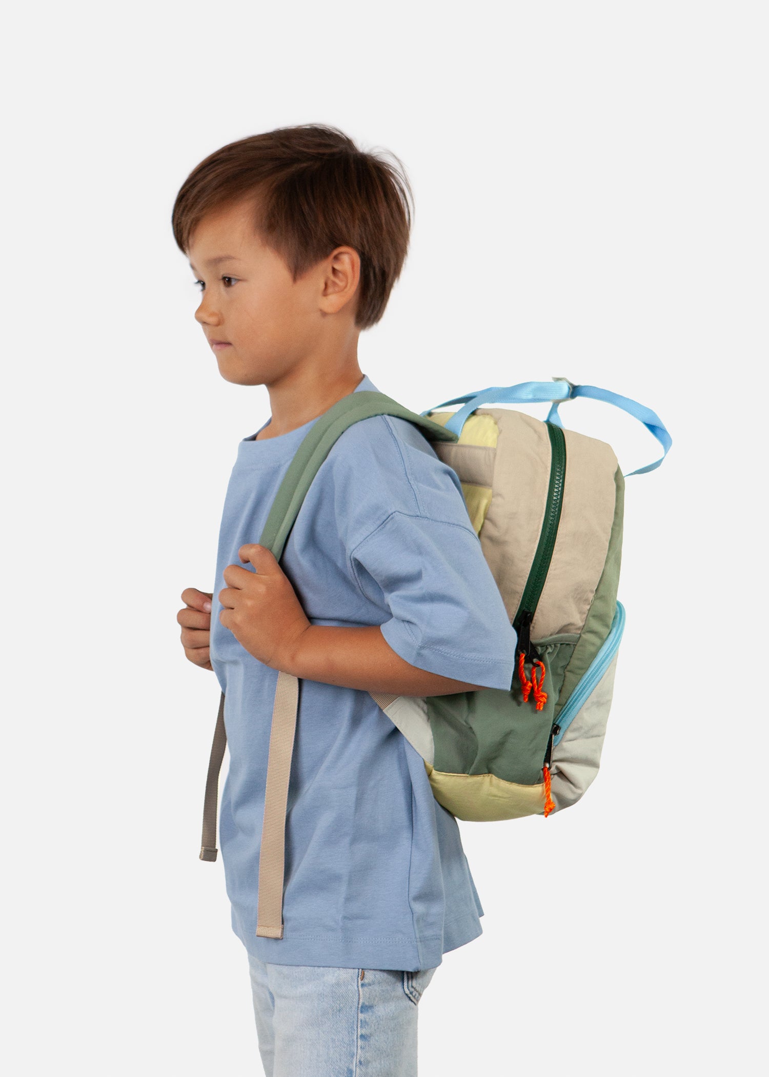 Bags Bounze Backpack khaki - Side