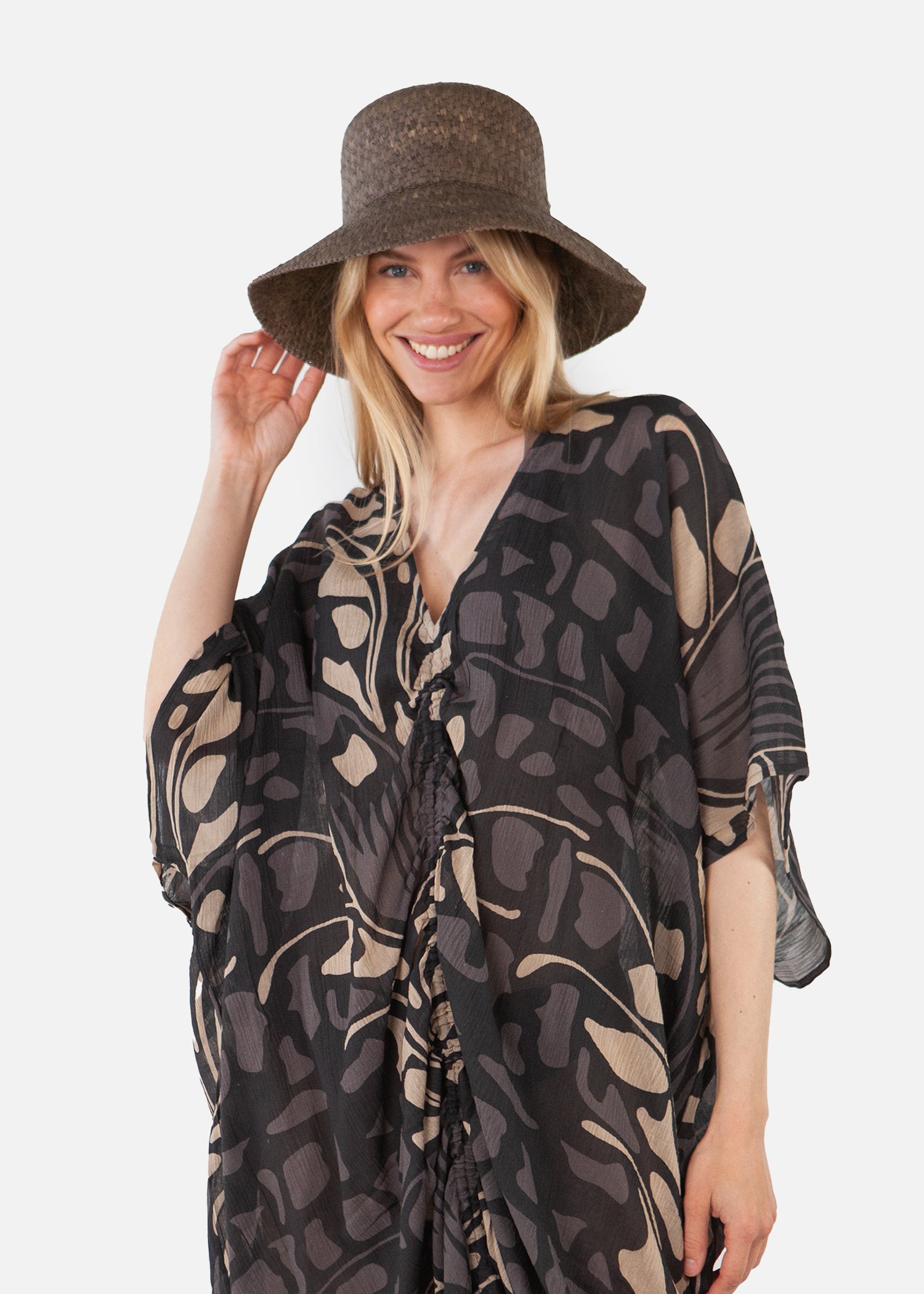 Women Siezta Hat coffee - Front