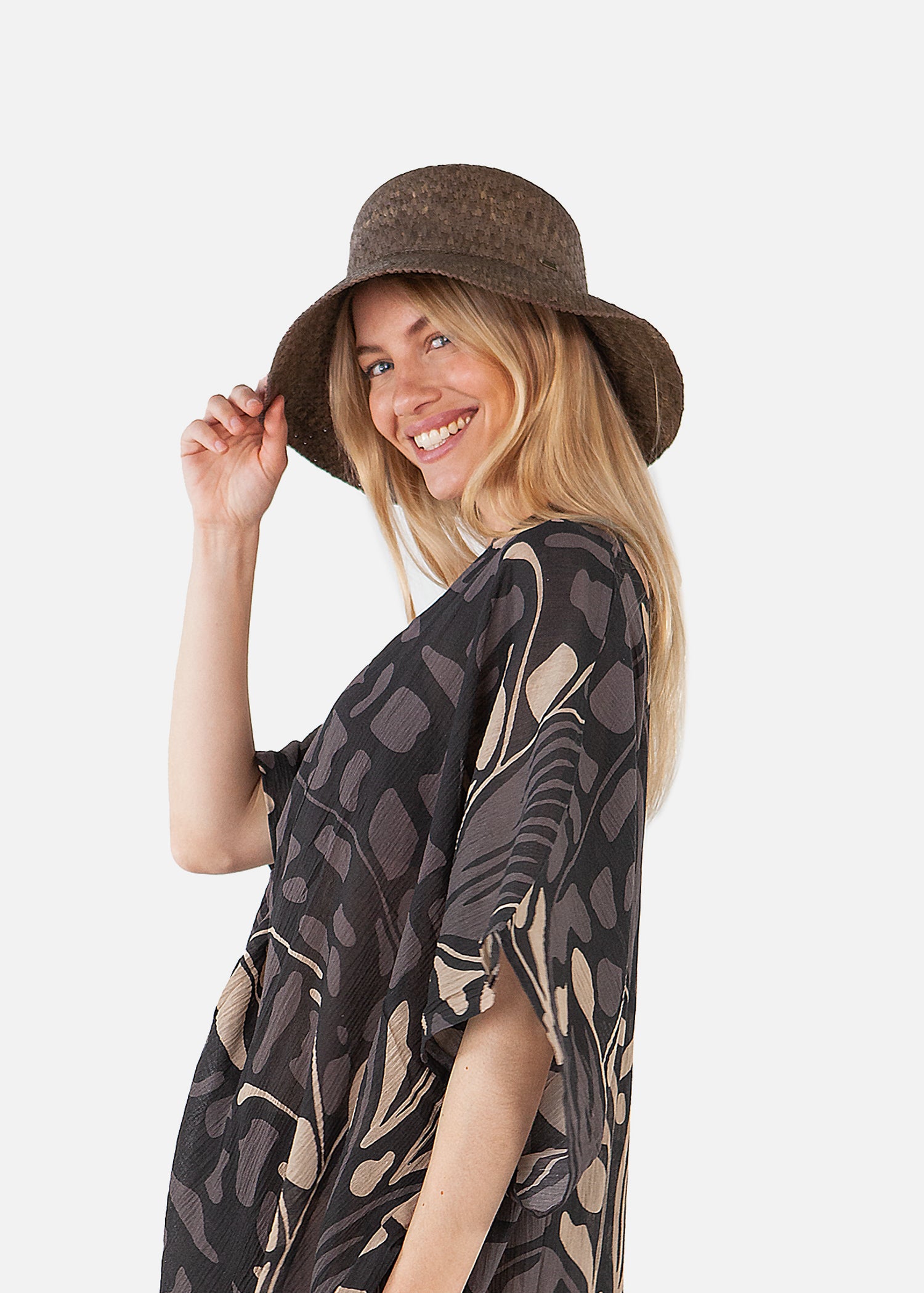 Women Siezta Hat coffee - Side