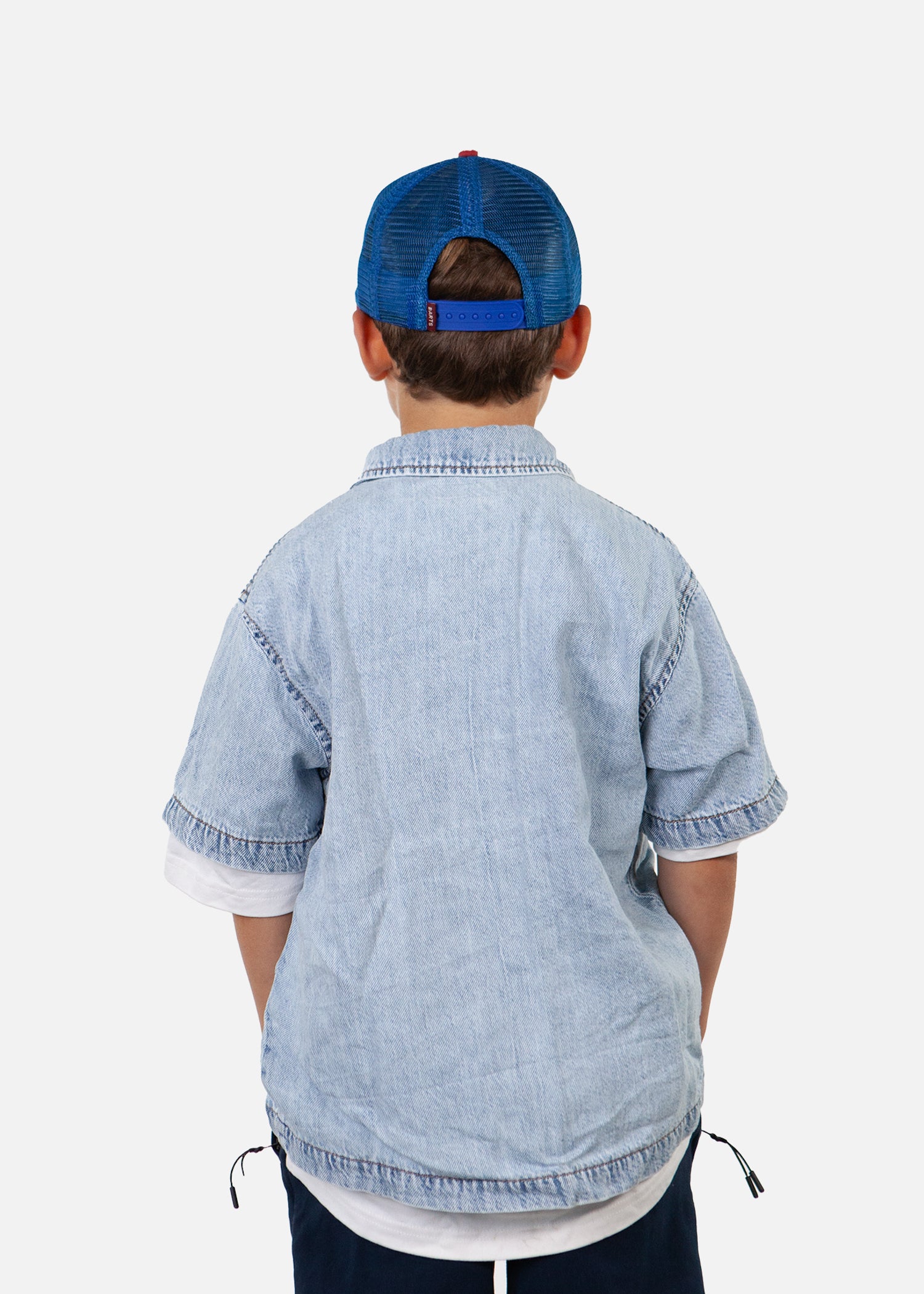 Kids Doudle Cap red - Back