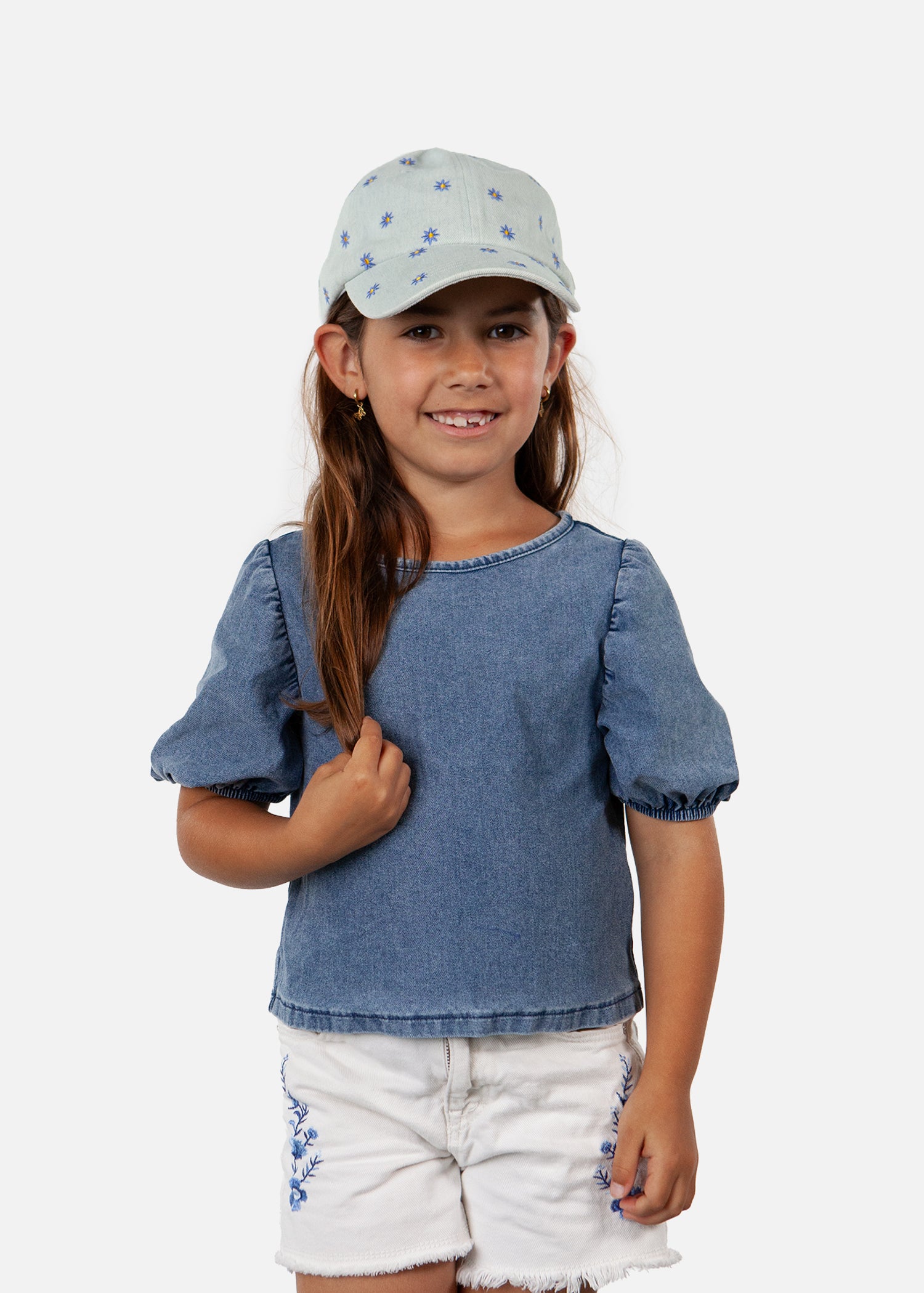 Kids Sweeys Cap sky - Front