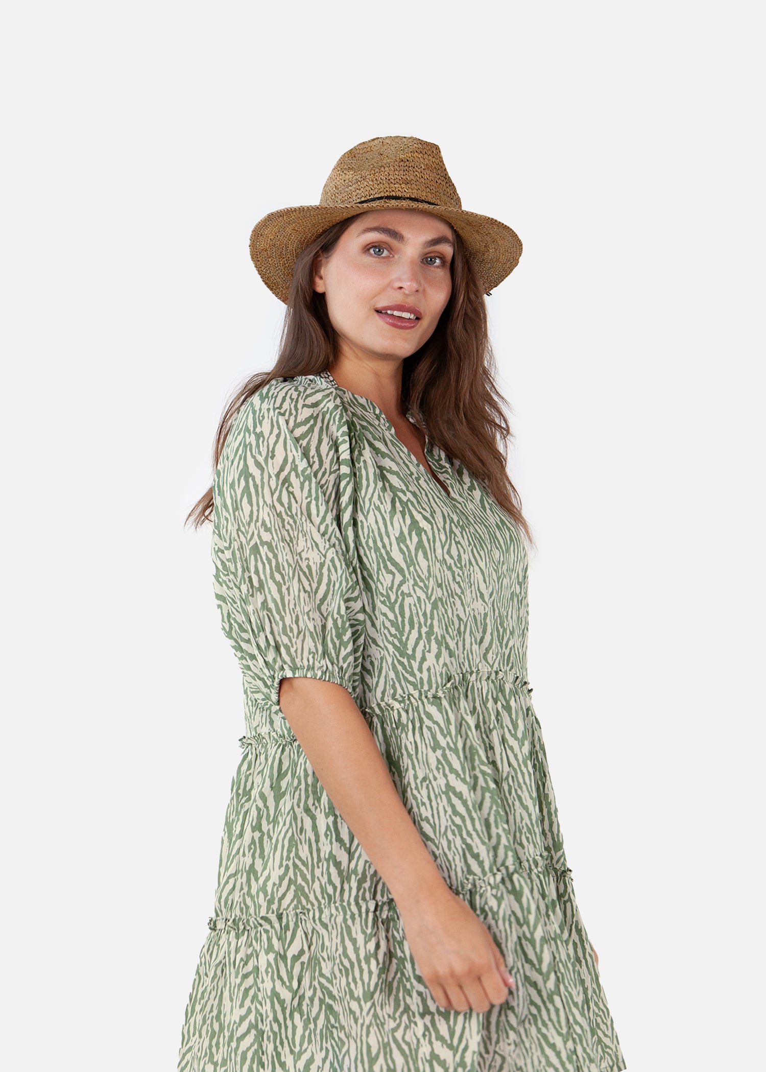Women Celery Hat light brown - Front