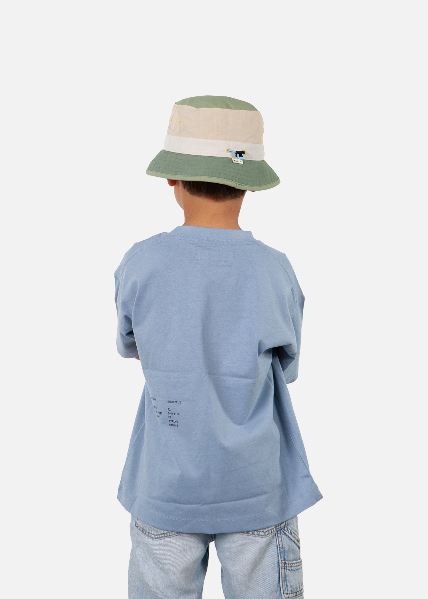 Kids Sumney Hat khaki - Back
