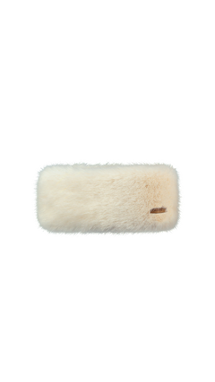 BARTS Fur Headband white