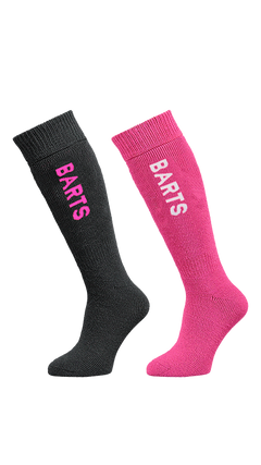 BARTS Basic Sock 2 Pack Kids anthracite & fuchsia