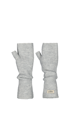 BARTS Darty Fingerless Gloves heather grey