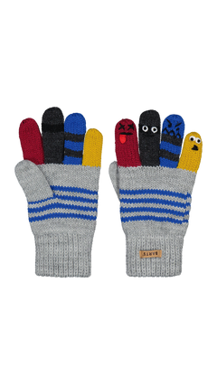 BARTS Puppeteer Gloves heather grey